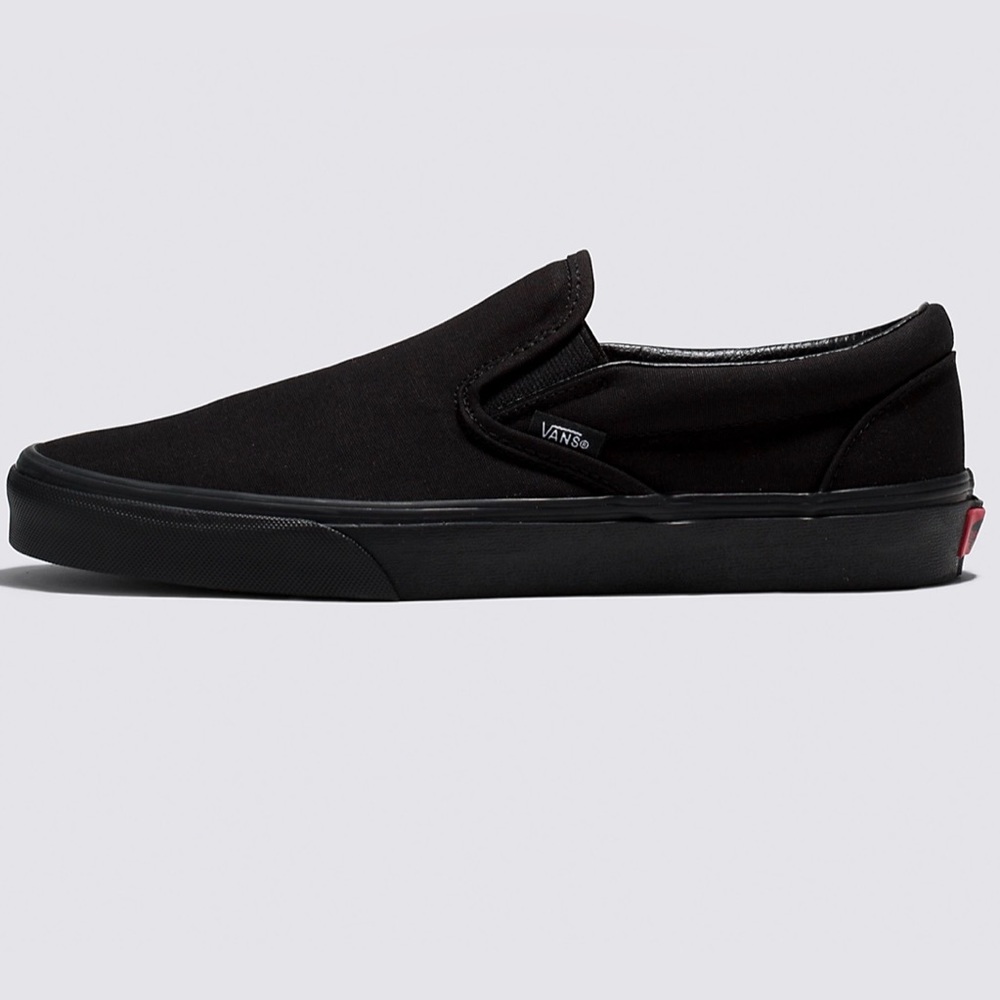 Black vans, barely worn